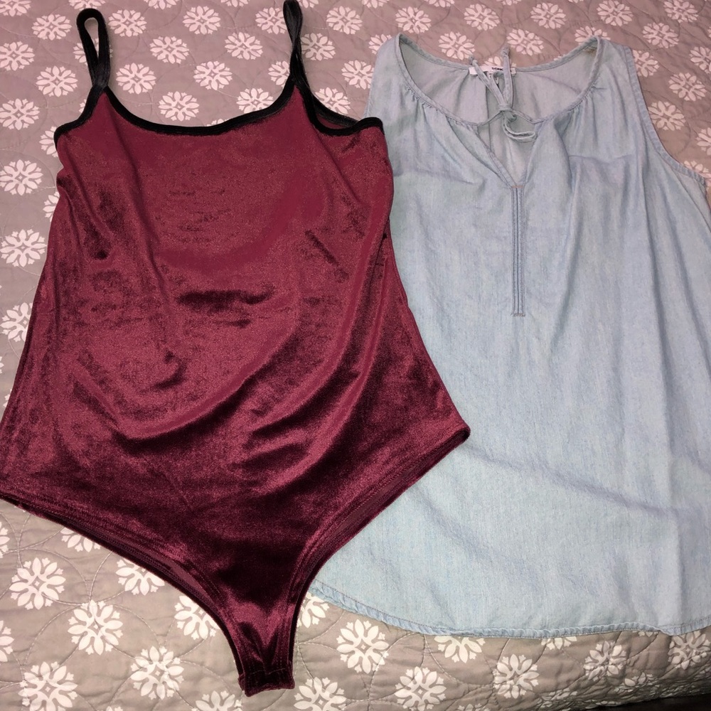 Bodysuit and shirt